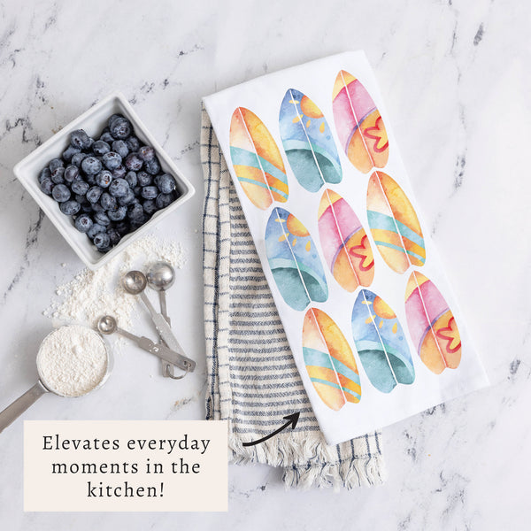 Surfboards Tea Towel