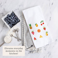 Fruit Icons Tea Towel