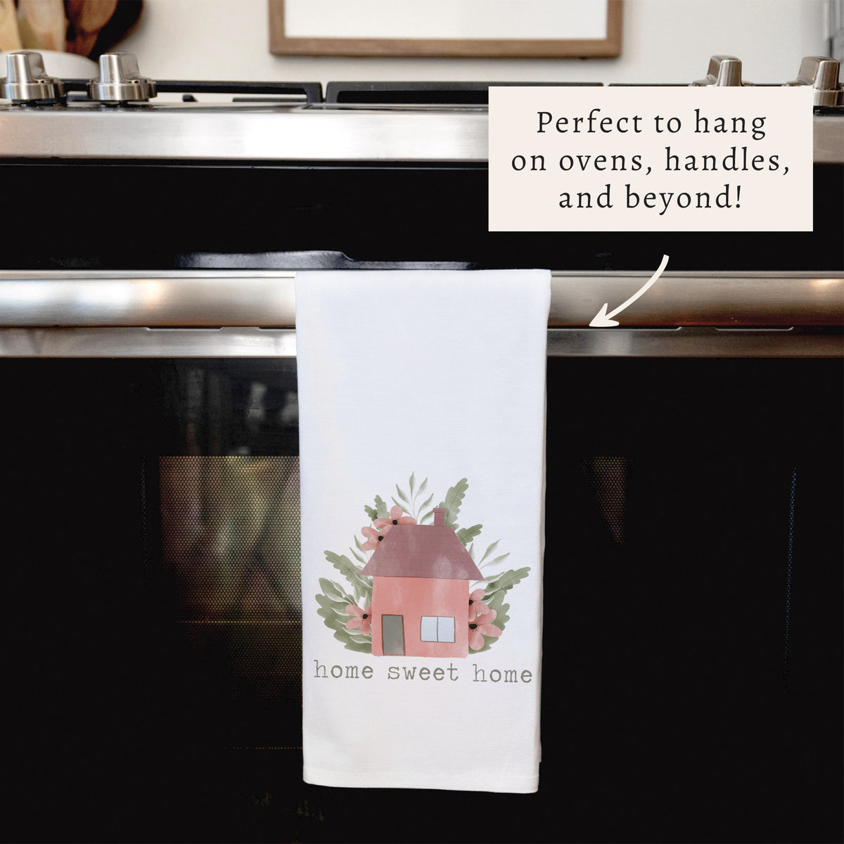 Blooming Home Sweet Home Tea Towel