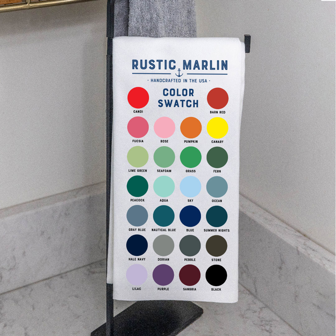 Rustic Marlin Tea Towel