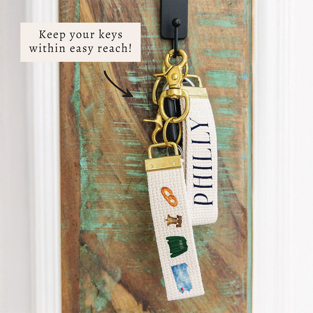 Philly Icons Keychain
