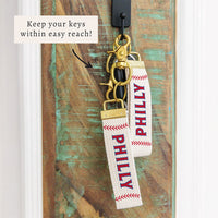 Philly Baseball Keychain