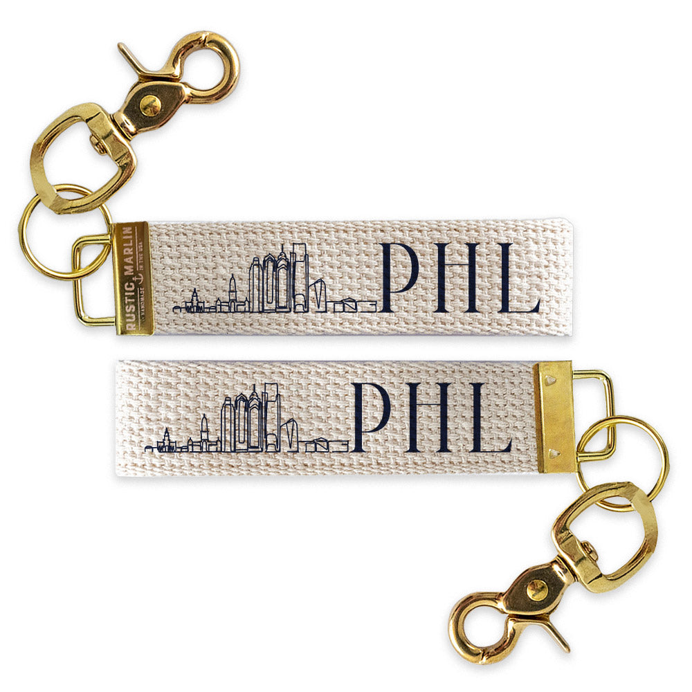 Philly Skyline Keychain