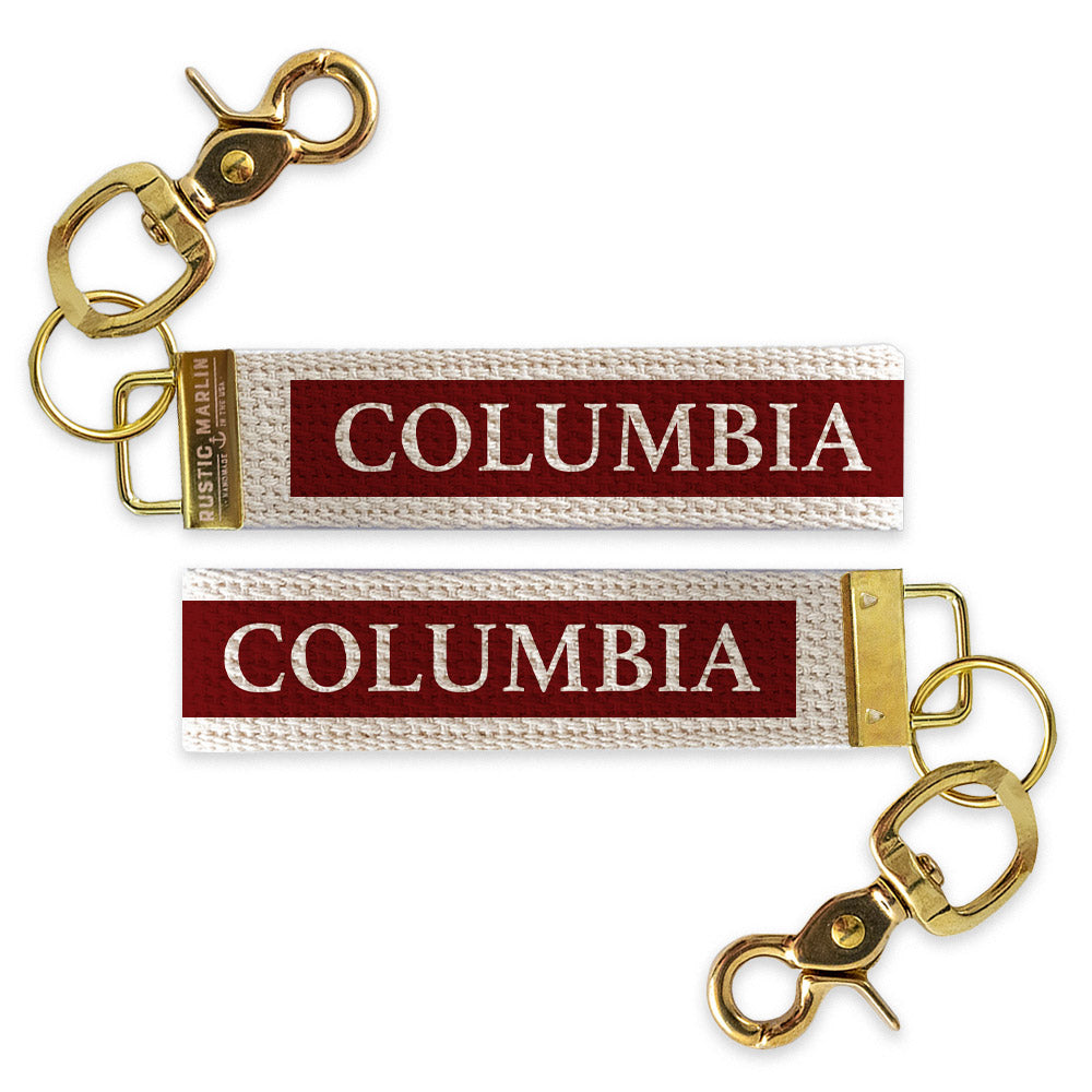 Columbia Color Block Keychain