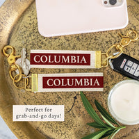 Columbia Color Block Keychain