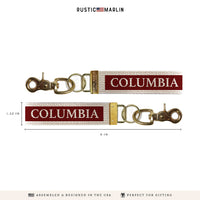 Columbia Color Block Keychain
