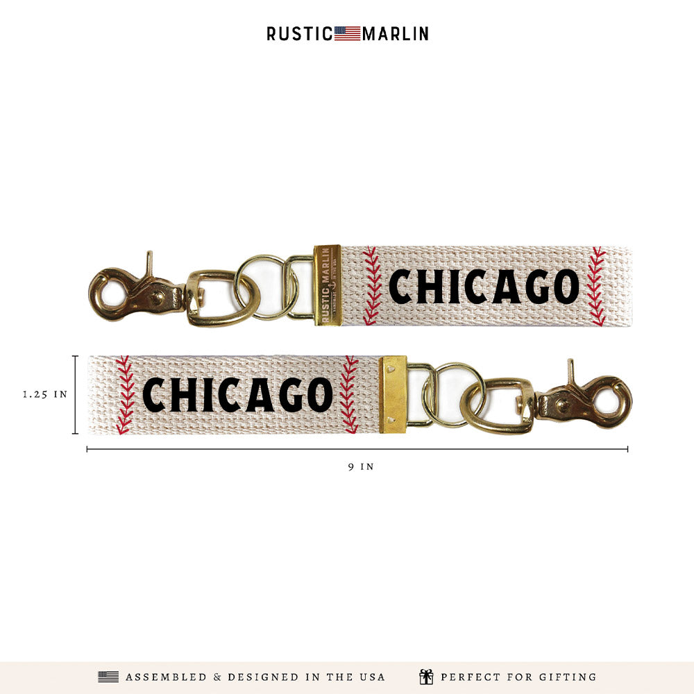 Chicago Baseball Keychain