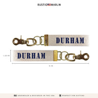 Durham Stencil Keychain