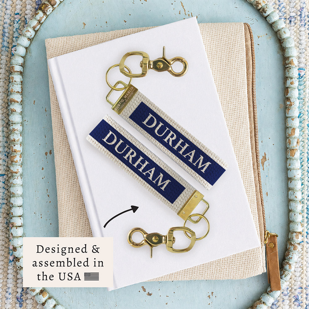 Durham Color Block Keychain