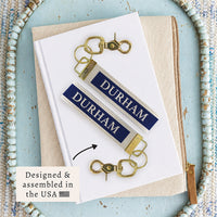 Durham Color Block Keychain