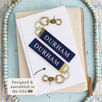 Durham Color Block Keychain
