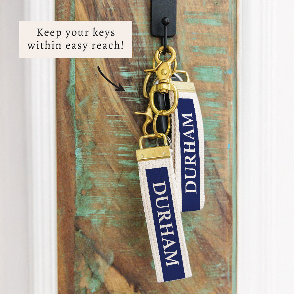 Durham Color Block Keychain