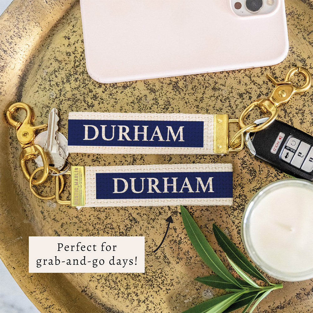 Durham Color Block Keychain