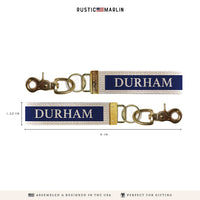 Durham Color Block Keychain