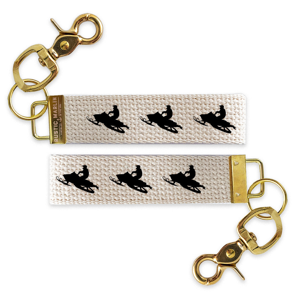 Snowmobile Keychain