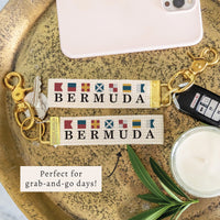 Nautical Flag Bermuda Keychain