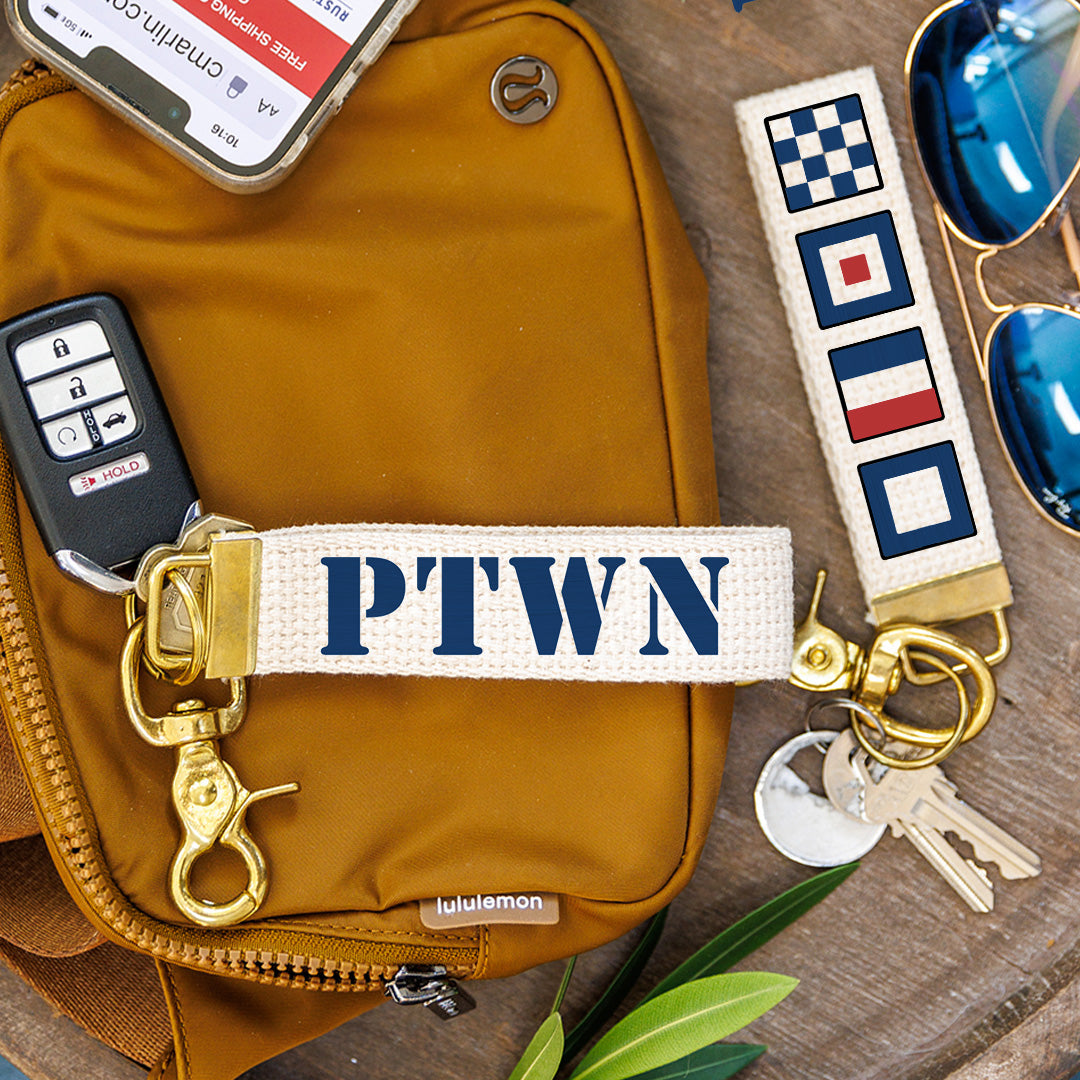 PTWN Nautical Flags Keychain
