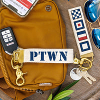 PTWN Nautical Flags Keychain