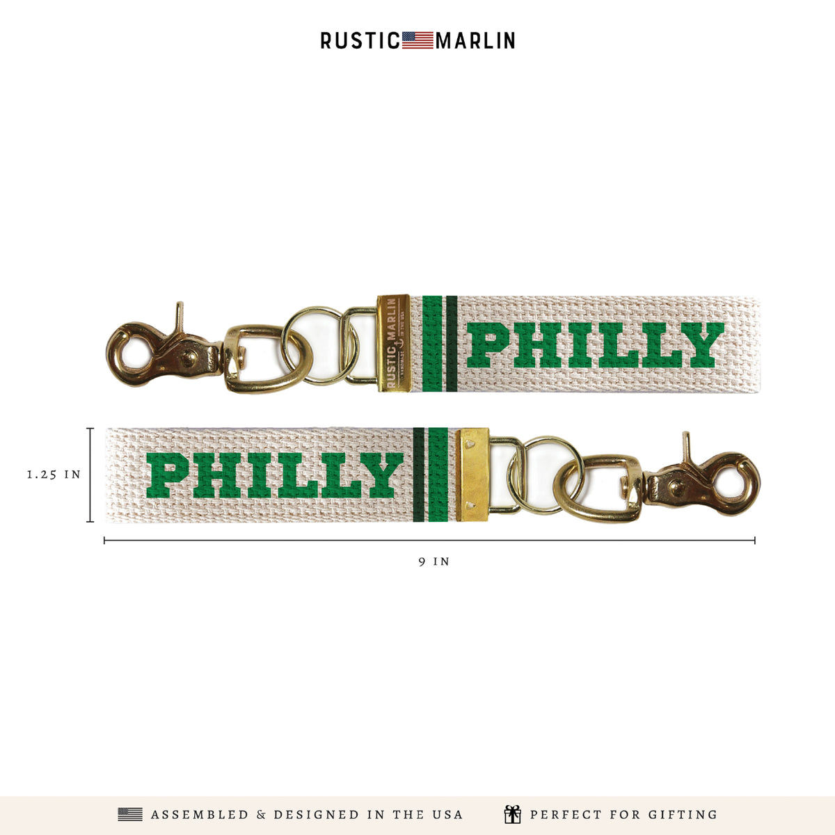 Philly Stripes Keychain