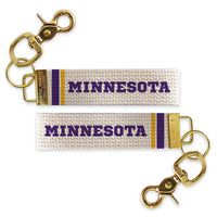 Minnesota Stripes Keychain