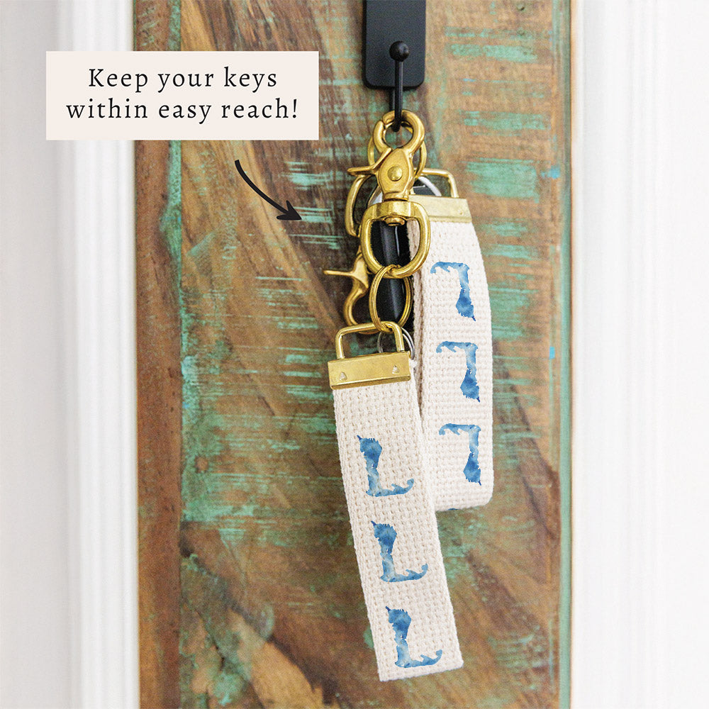 Cape Cod Watercolor Keychain