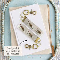 California Bear Keychain
