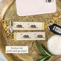 California Bear Keychain