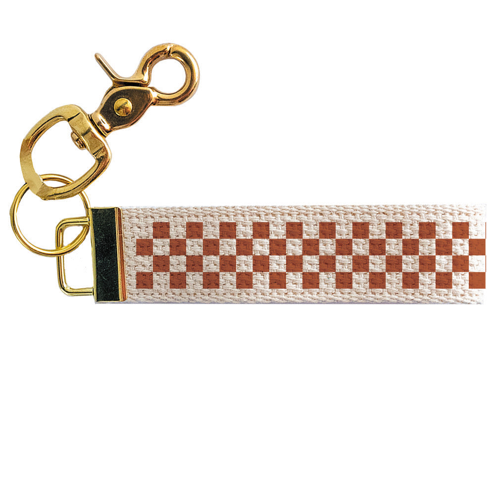 Checker Board Keychain