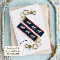 Americana Horse Keychain