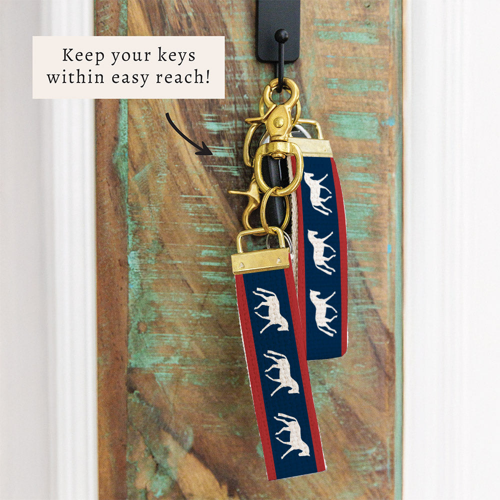 Americana Horse Keychain
