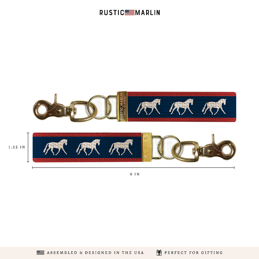 Americana Horse Keychain