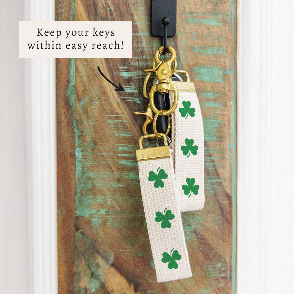Shamrock Keychain