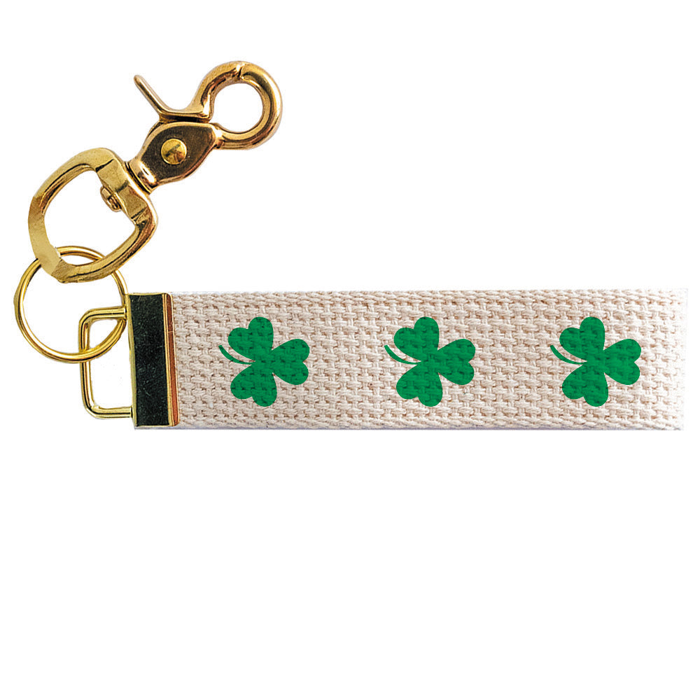 Repeating Shamrock Keychain
