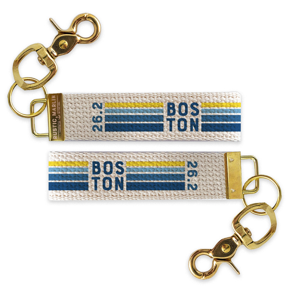 Boston 26.2 Marathon Keychain
