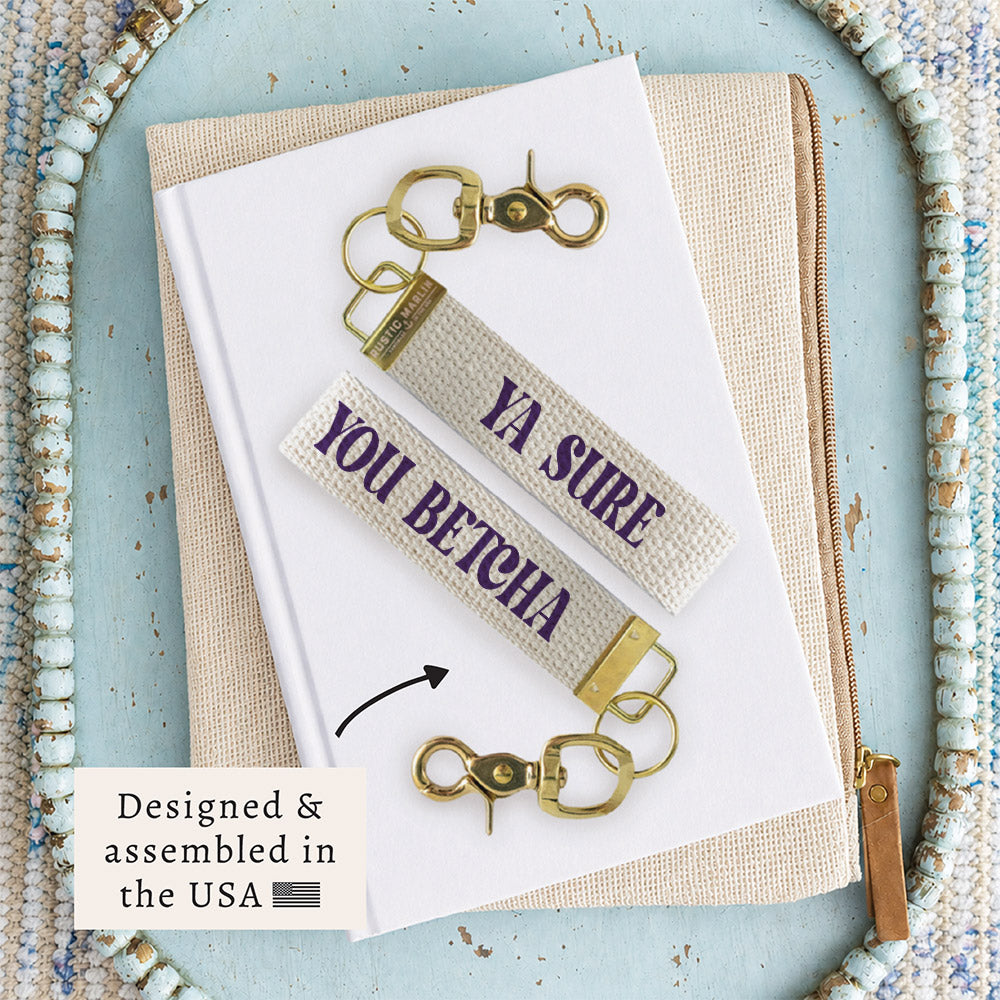 Yah Sure Keychain