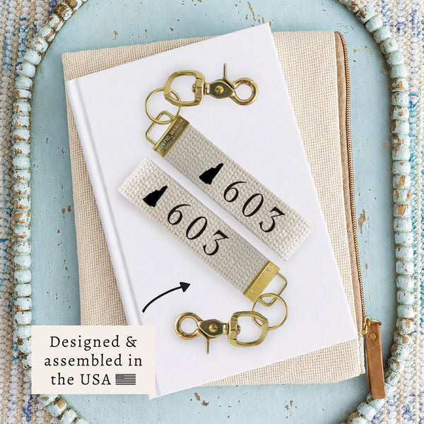 New Hampshire 603 Silo Keychain