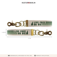 New Hampshire Live Free or Die Keychain