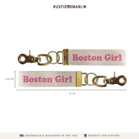 Boston Girl Keychain
