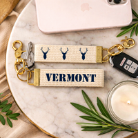 Stag Deer Personalized Keychain