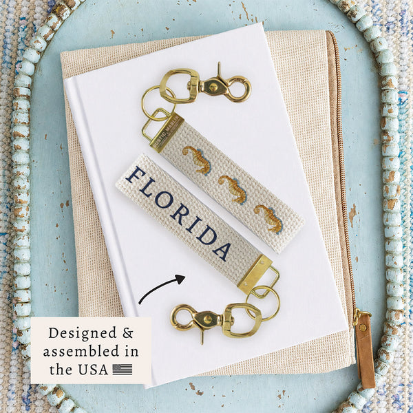 Seahorse Personalized Keychain