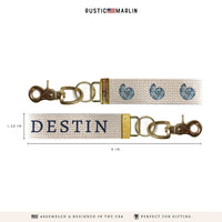 Blue Shell Personalized Keychain