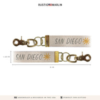 Sun Personalized Keychain
