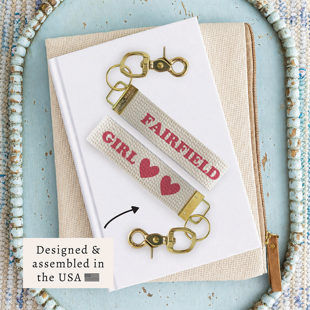 Your Town Girl Personalized Keychains