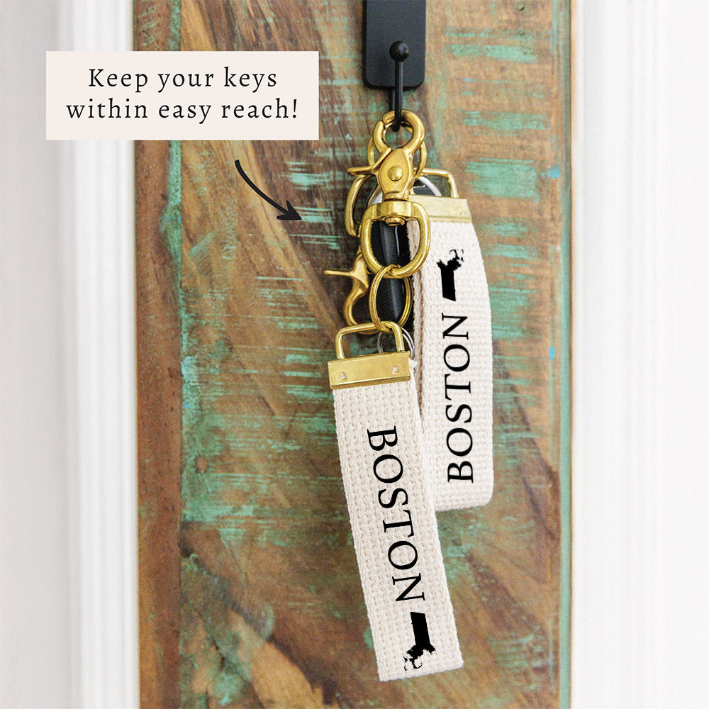 State Personalized Keychain