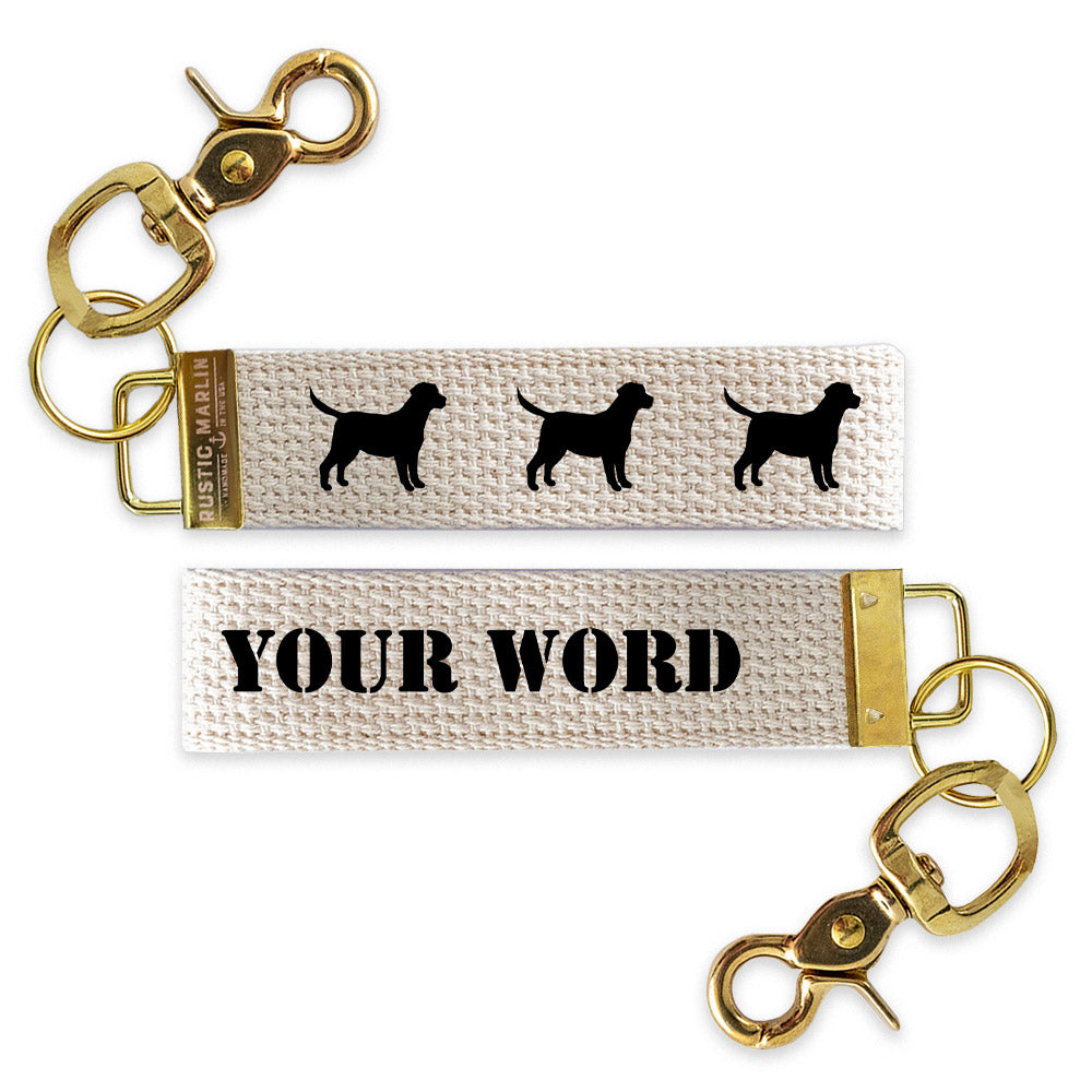 Dog Personalized Keychain