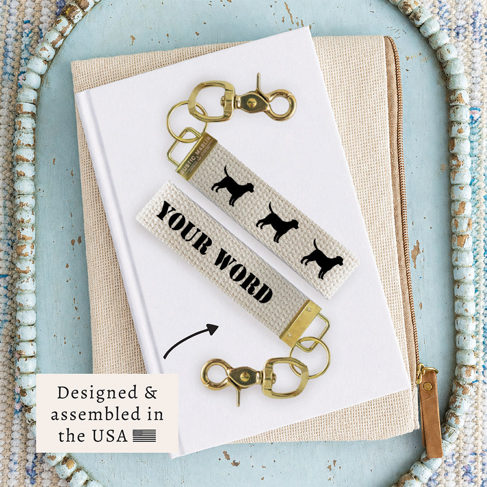 Dog Personalized Keychain