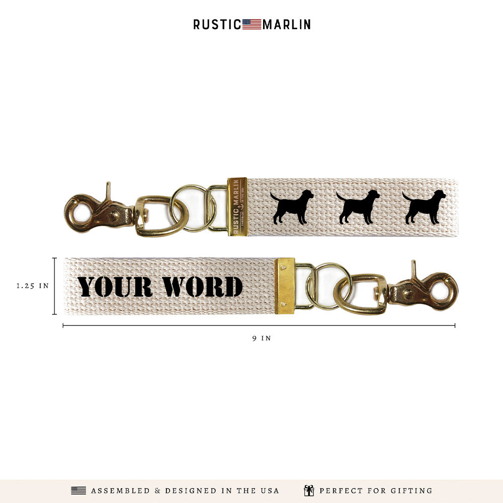 Dog Personalized Keychain