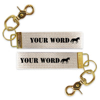 Horse Personalized Keychain