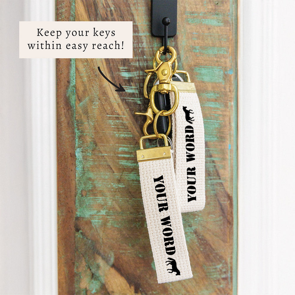 Horse Personalized Keychain
