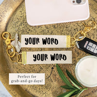 Playful Personalized Keychain